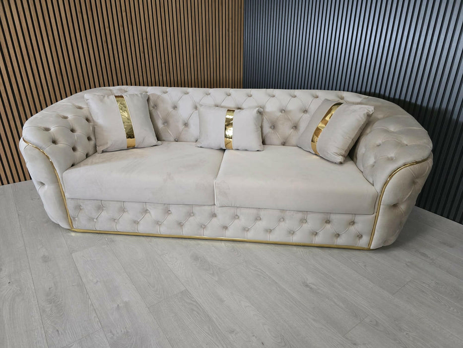 Khalifah 2 Seater Sofa plush velvet