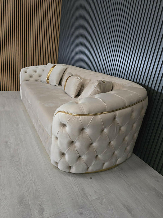 Khalifah 2 Seater Sofa plush velvet