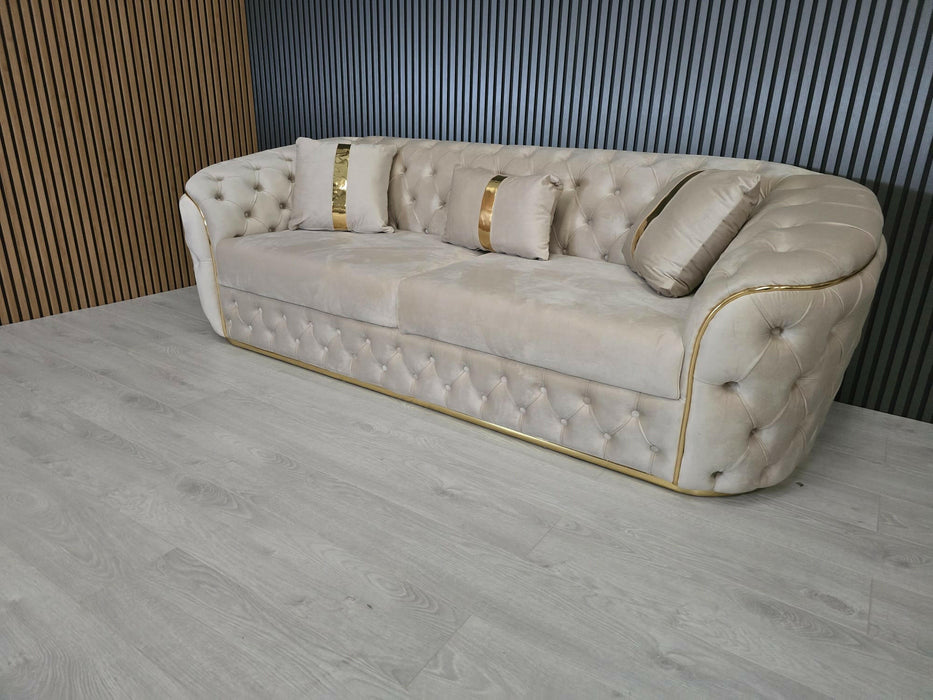 Khalifah sofa 3+2 range plush velvet - choose combination