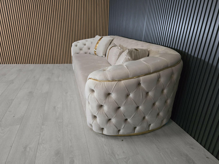Khalifah 2 Seater Sofa plush velvet
