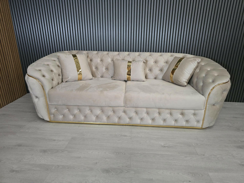 Khalifah 2 Seater Sofa plush velvet