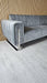 Genova Sofa Range 245cm x 245cm Corner Grey & Chrome