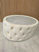 Upholstered Sintered Stone Top Coffee Table