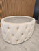 Upholstered Sintered Stone Top Coffee Table