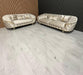Bvlgari special 3+2 sofa in champagne and gold