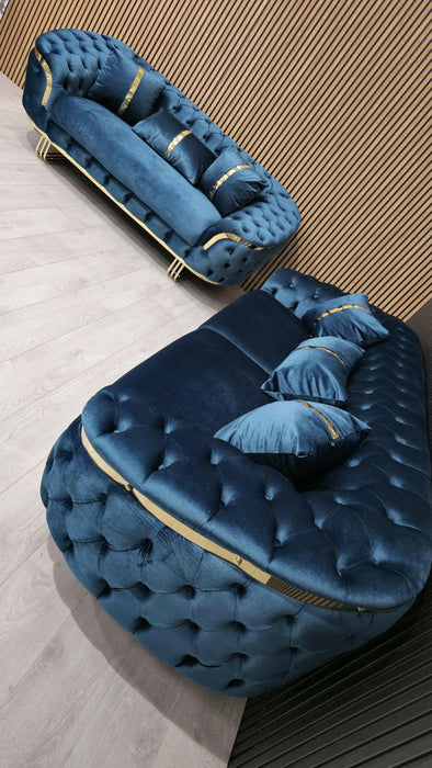 Bvlgari special 3+2 Seater Sofa Plush Velvet