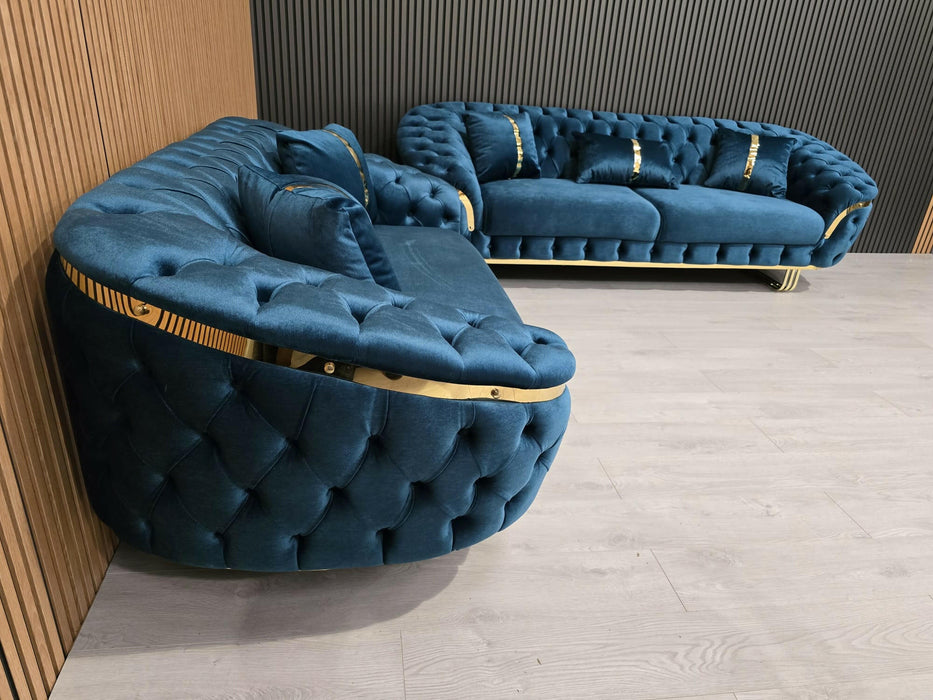 Bvlgari special 3+2 Seater Sofa Plush Velvet