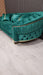 Ambassador Special 3 Seater Sofa In Emerald Green & Gold