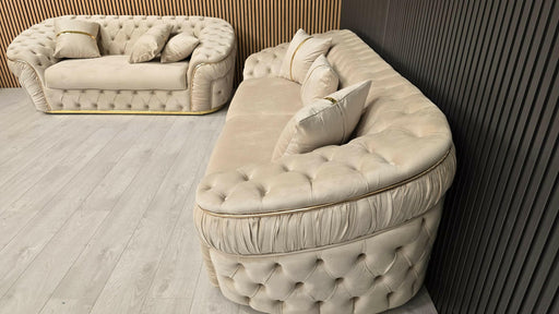 Ambassador 3+2 Seater Champagne 03 & Gold