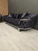 Bvlgari Special 3+2 Sofa Anthracite Grey & Chrome