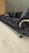 Bvlgari Special 3+2 Sofa Anthracite Grey & Chrome