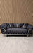 Bvlgari Special 3+2 Sofa Anthracite Grey & Chrome
