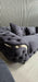 Bvlgari Special 3+2 Sofa Anthracite Grey & Chrome