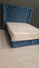 Artemest Divan Ottoman Bedframe In Teal Velvet Without Mattress