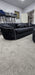 Khalifah 3+2 Seater In Black & Chrome