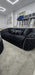 Khalifah 3+2 Seater In Black & Chrome