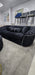Khalifah 3+2 Seater In Black & Chrome