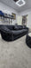 Khalifah 3+2 Seater In Black & Chrome