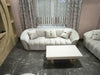 Rosa 3+2 Seater Champagne Velvet