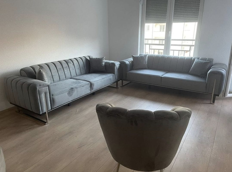 Genova 3+2 Seater Sofa plush velvet