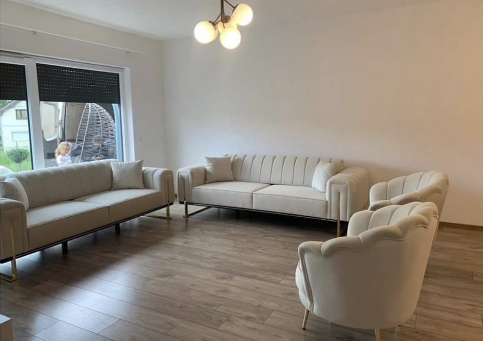 Genova 3+2 Seater Sofa plush velvet