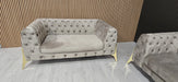 Hermes 2 seater sofa plush velvet