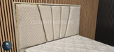 Chelsea Divan Bed set Champagne Velvet Kingize