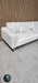 Genova Corner Sofa 270cm x 270cm White Boucle Fabric & Gold