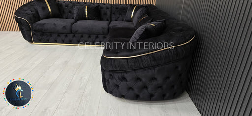 Ambassador corner sofa range plush velvet - choose combination