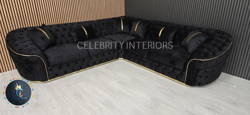 Ambassador corner sofa range plush velvet - choose combination