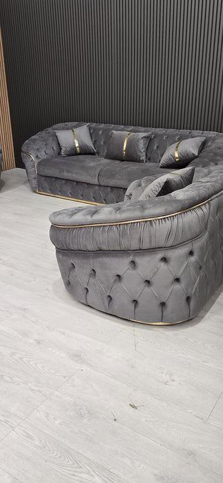 Ambassador 3+2 sofa range plush velvet