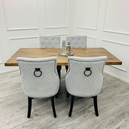 Axel 1.8m Dining Table + Bentley Black Leg Dining Chair