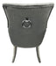 Jessica dining chair in Dark Grey Velvet