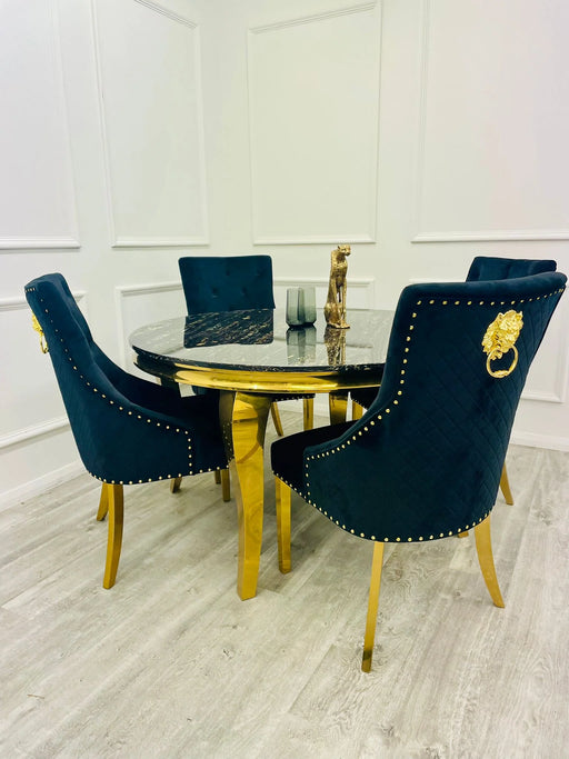 Gold Louis 1.3 Round Black & Gold - 4 Bentley Black & Gold