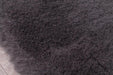 LUXE FAUX FUR RUG PLAIN CHARCOAL