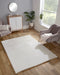 LUXE FAUX FUR RUG PLAIN IVORY