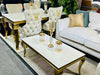 Sofia Dining Table + Victoria Lion Knocker Chairs