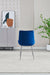Mortiz Navy Blue  Velvet Dining Chair