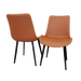 Resmus dining chair in Tan Leather (set of 4)