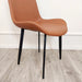Resmus dining chair in Tan Leather (set of 4)