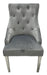Roma Dark Grey Lion knocker Dining Chair