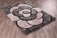 3D CARVED ROSE CHARCOAL