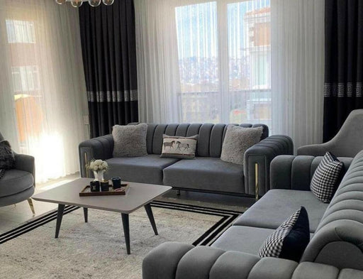 Genova 3 Seater Sofa plush velvet
