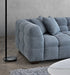 Tribeca Corner Group in Iron Boucle Fabric