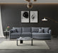 Aluxo Rubin Corner Chaise in Charcoal Boucle