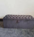 Chesterfield Plush Velvet Ottoman Box