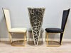 Vienna Velvet Metal Plating Dining Chairs - Set Of 2