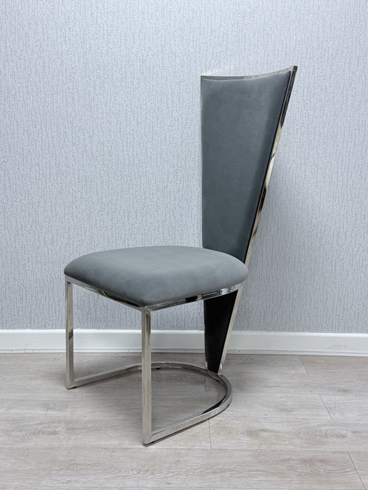 Vienna Velvet Metal Plating Dining Chairs - Set Of 2