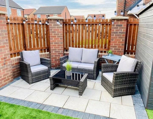 Rattan 4 Seater Dining Set