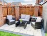 Rattan 4 Seater Dining Set